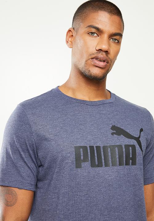 PUMA - Ess heather tee m - peacoat
