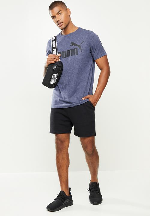PUMA - Ess heather tee m - peacoat