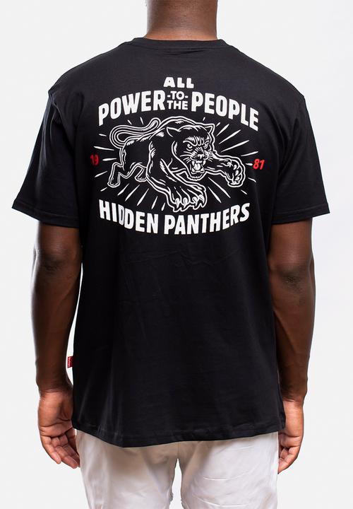 Butan - Hidden panthers T-shirt - black