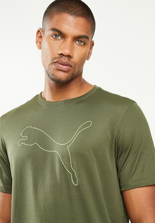 PUMA - Performance cat tee (s) - green 
