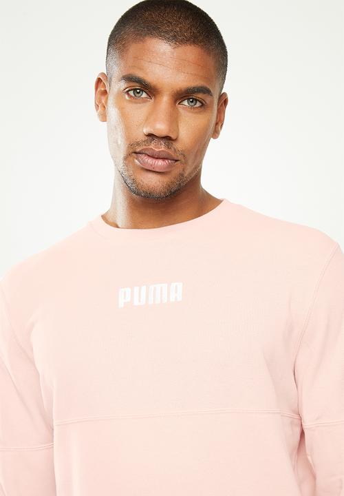 PUMA - Modern basics crew tr -  pink