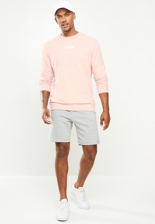PUMA - Modern basics crew tr -  pink