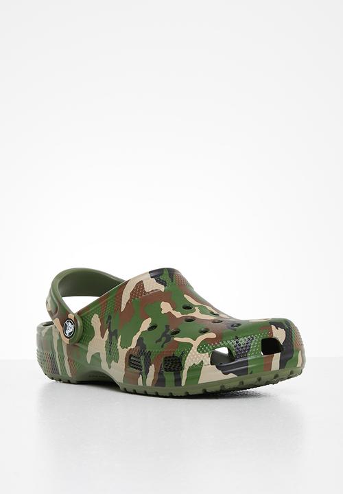 Crocs - Classic printed camo clog - green