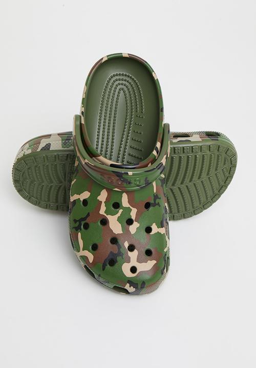 Crocs - Classic printed camo clog - green