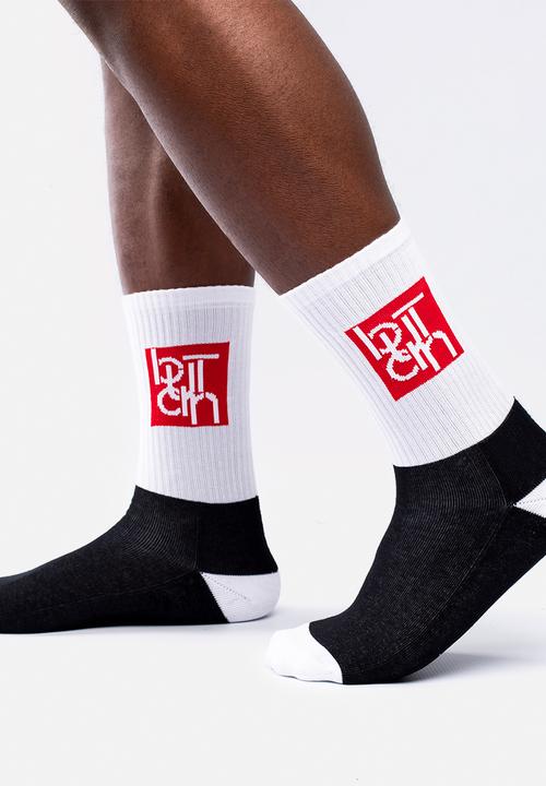 Butan - Classic connections socks - black & white