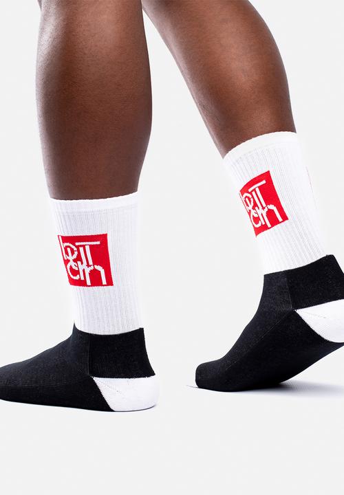 Butan - Classic connections socks - black & white