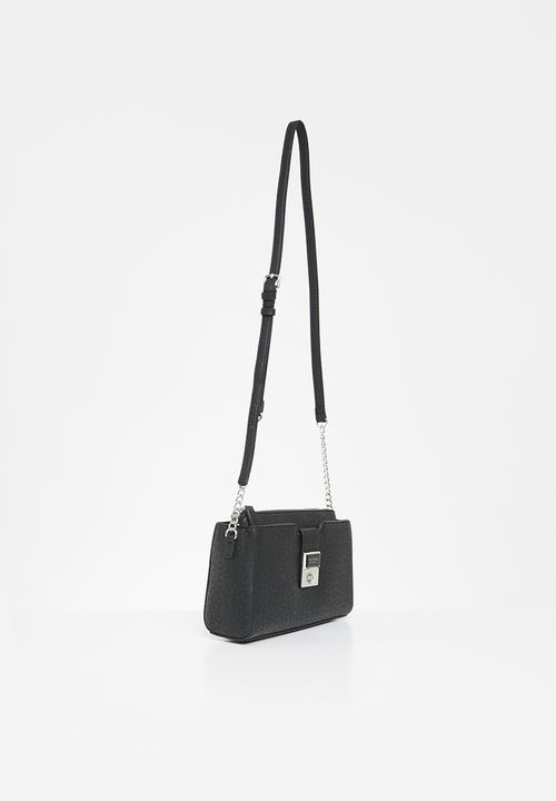 GUESS - Harris crossbody top zip - black