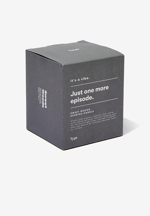 Typo - It s a vibe candle - cool grey one more episode