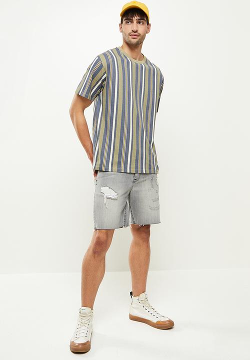 Cotton On - Downtown T-shirt - neutral & black 