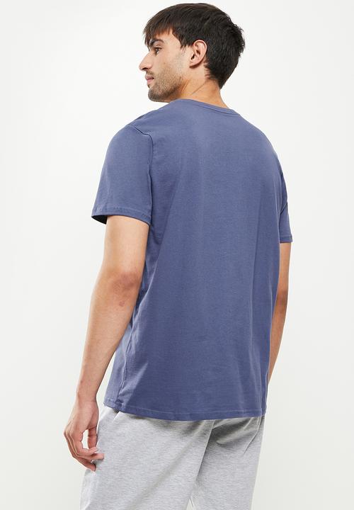 RVCA - Stencil va short sleeve tee - blue