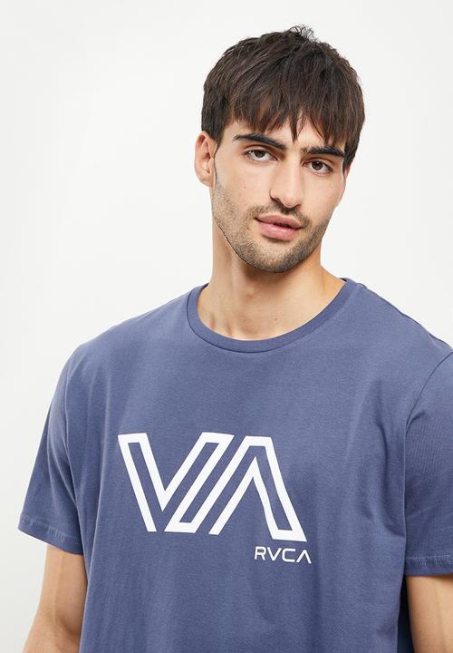 RVCA - Stencil va short sleeve tee - blue