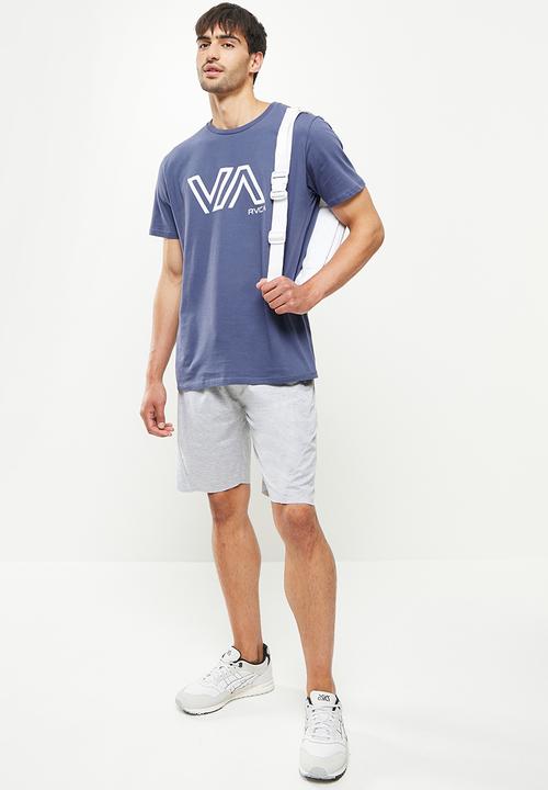RVCA - Stencil va short sleeve tee - blue