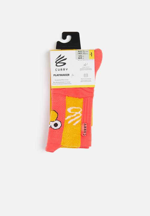 Under Armour - Curry playmaker mid-crew - coral
