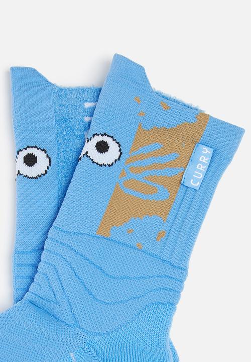 Under Armour - Curry Playmaker Mid-Crew CM Sock - mid blue