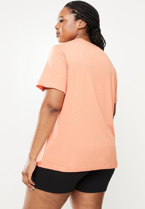 adidas Performance - Perfomance tee - blush & white