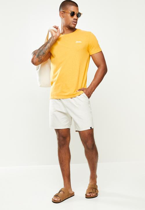 Superdry. - Ol vintage emb tee - yellow 