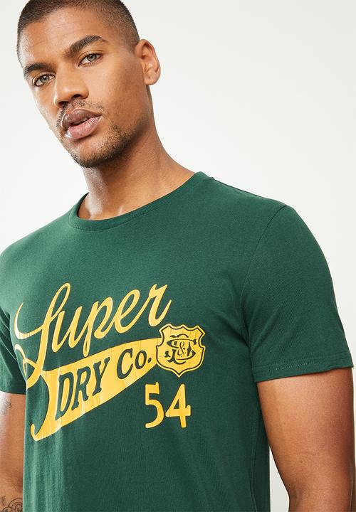 Superdry. - Collegiate graphic tee - green