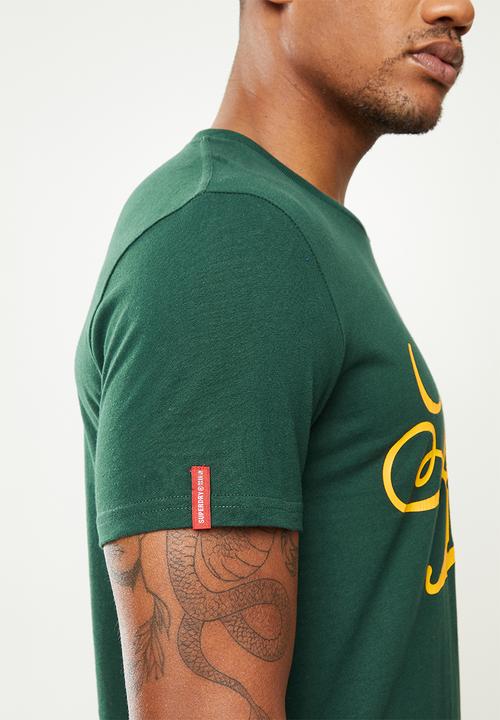 Superdry. - Collegiate graphic tee - green