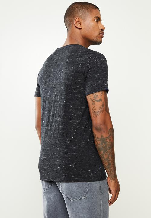 Superdry. - Ol vintage emb crew tee - black