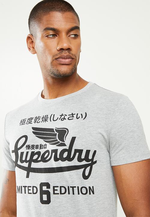 Superdry. - Military graphic tee - grey