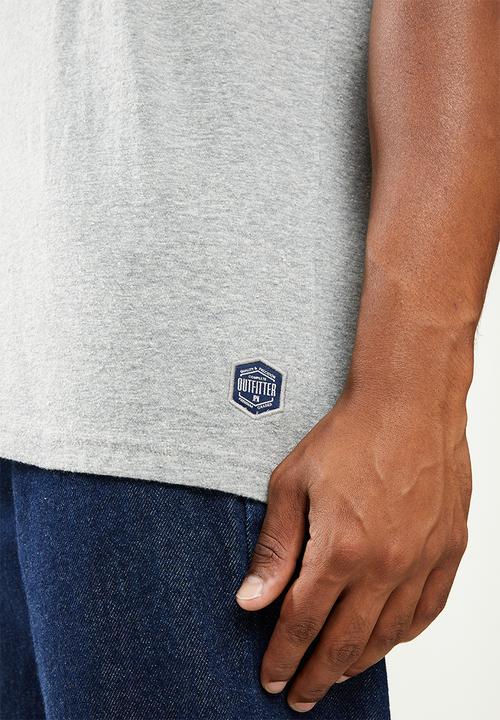Superdry. - Heritage mountain relax tee - grey