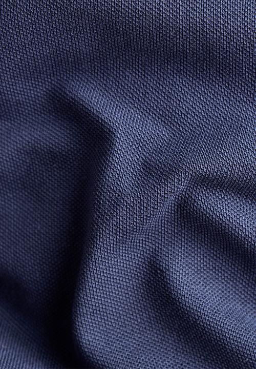 G-STAR - Dunda slim stripe polo s\s - servant blue