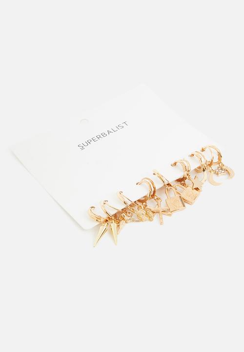 Superbalist - Grace small hoop pack - gold