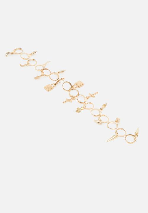 Superbalist - Grace small hoop pack - gold