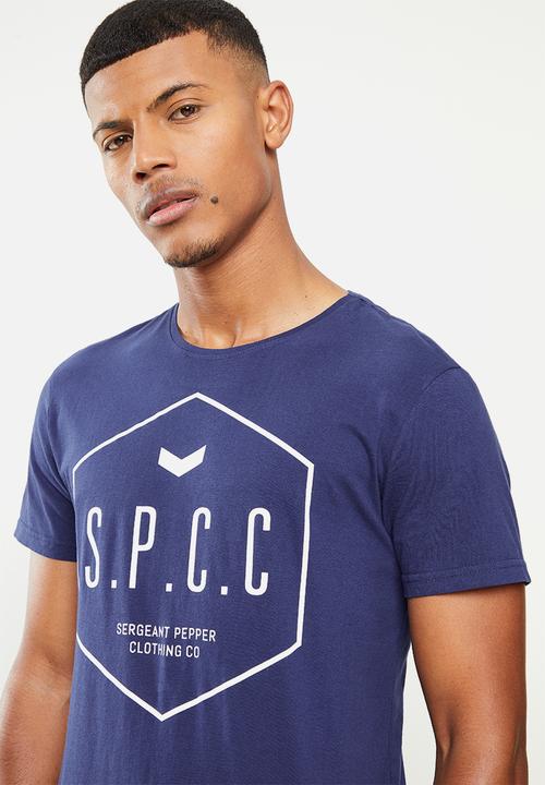 S.P.C.C - Renner regular fit straight hem, crew neck tee - sodalite blue