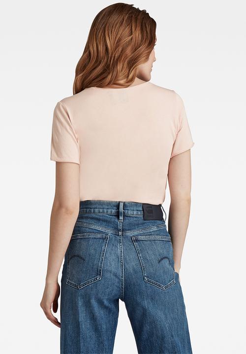 G-STAR - Raw. slim graphic - light pink