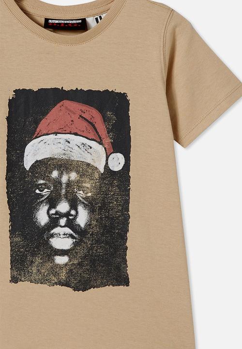 Cotton On - Short sleeve license1 tee - stone 