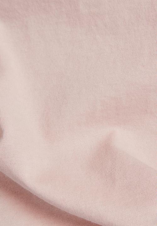 G-STAR - Eyben slim v short sleeve top - light pink