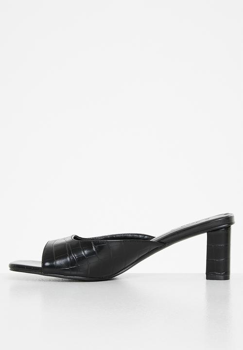 Z_Code_Z - Zaya mule block heel - black