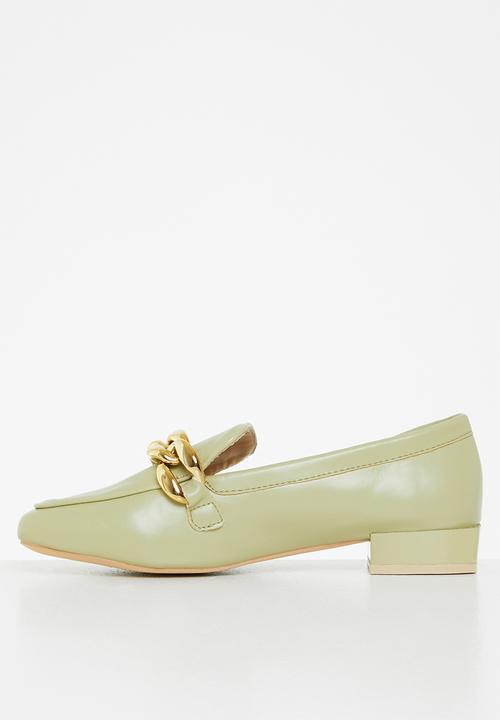 Z_Code_Z - Layla chain detail loafer - sage