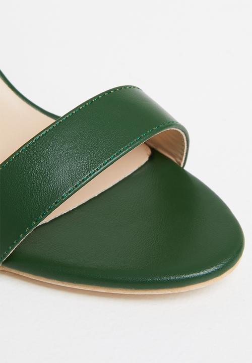 Z_Code_Z - Sophia ankle strap block heel - emerald