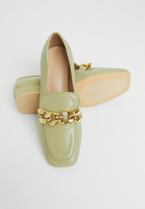 Z_Code_Z - Layla chain detail loafer - sage