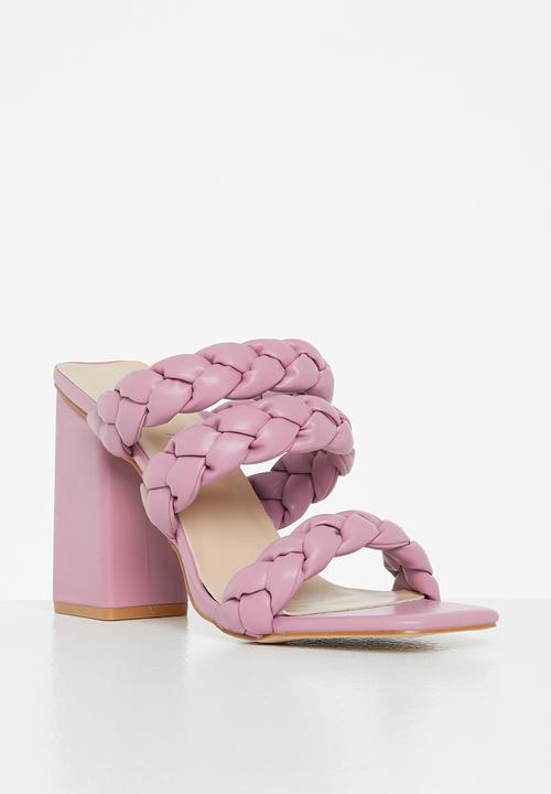 Z_Code_Z - Tasha plaited block heel - lilac