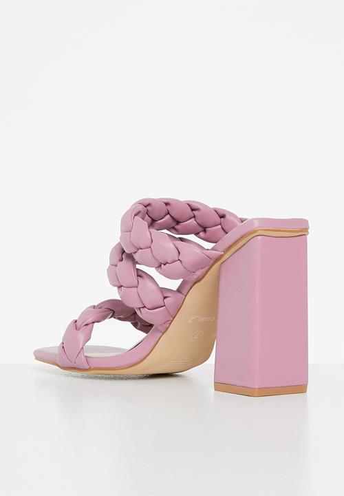 Z_Code_Z - Tasha plaited block heel - lilac
