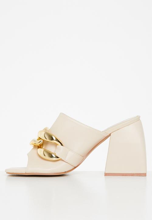 Z_Code_Z - Bonny chunky chain block heel - neutral