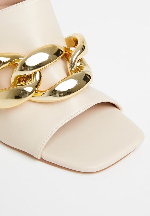 Z_Code_Z - Bonny chunky chain block heel - neutral