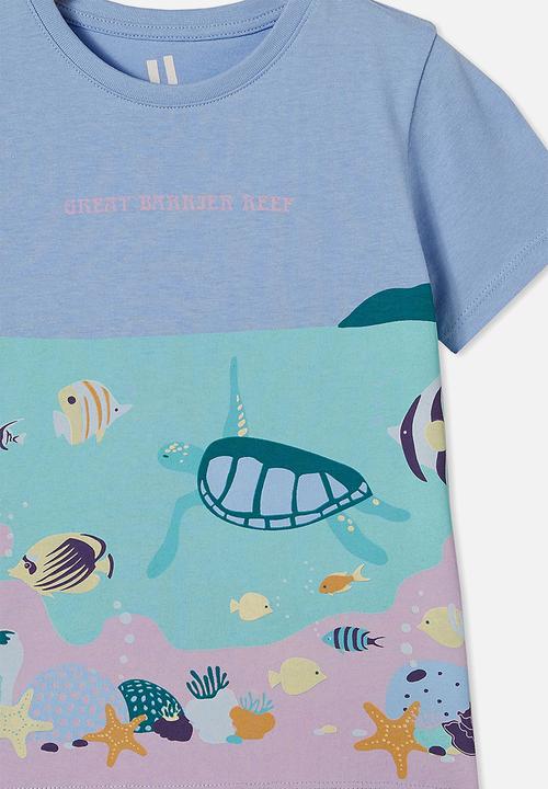 Cotton On - Penelope short sleeve tee - dusk blue