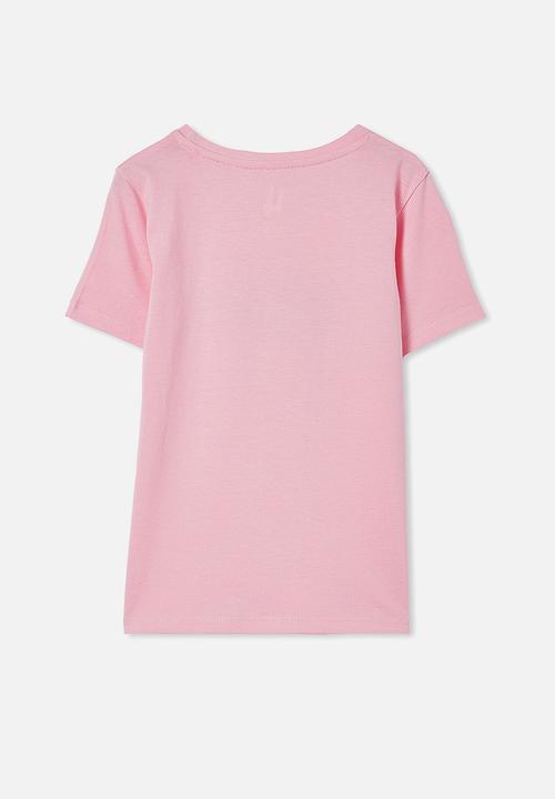 Cotton On - Penelope short sleeve tee - cali pink