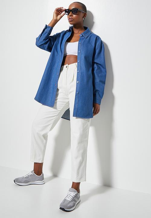 Superbalist - Denim overshirt - mid blue