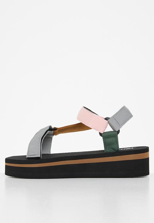 Tom Tom - Colourpop sporty flatform sandal - multi 