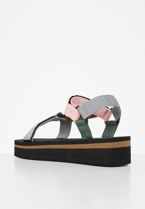 Tom Tom - Colourpop sporty flatform sandal - multi 