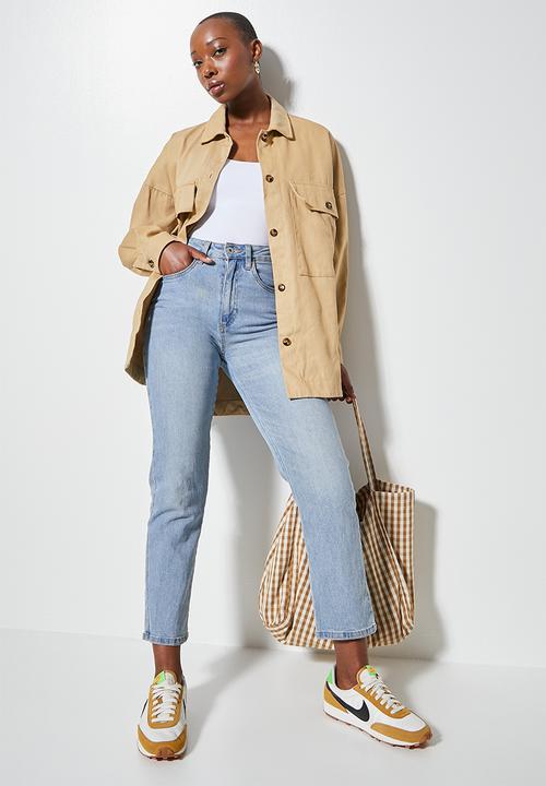 Superbalist - Light weight over sized shirt - stone