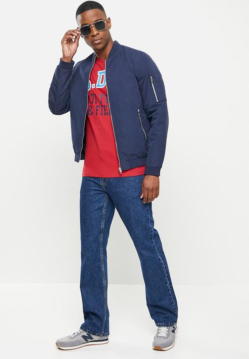 Superdry. - Track and field graphic tee - red