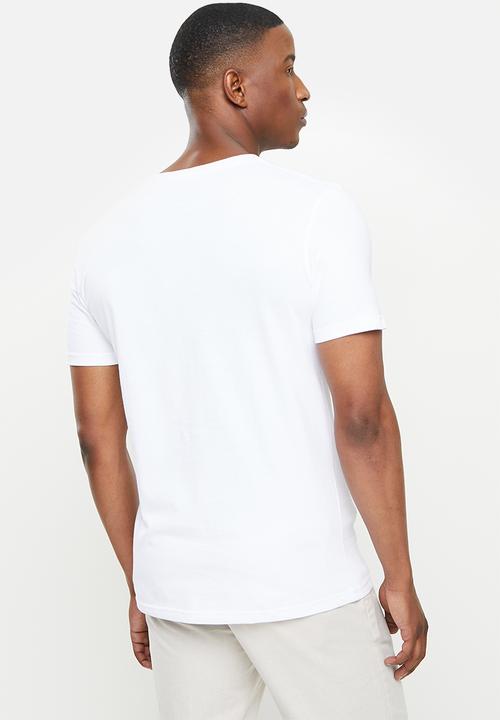 Original Penguin - Lawn flamingo tee - white