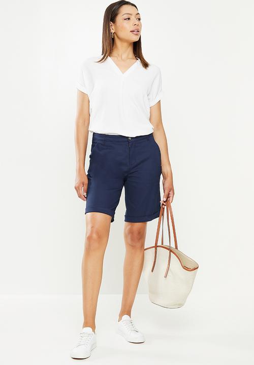 POLO - Sally chino short - navy