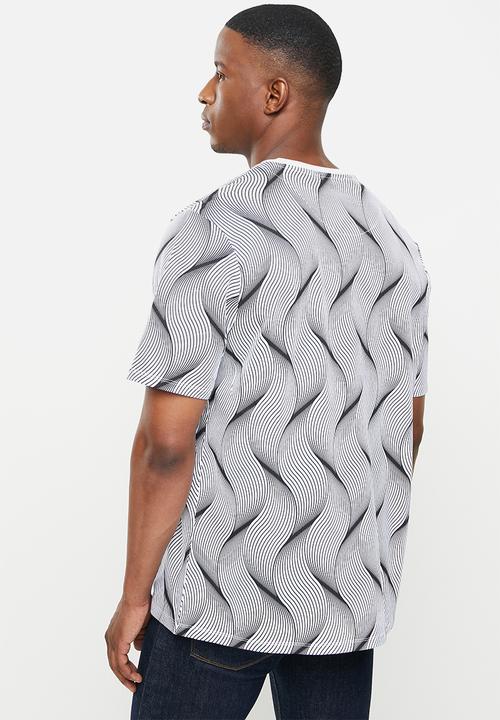 Pringle of Scotland - T-shirt - grey/blk